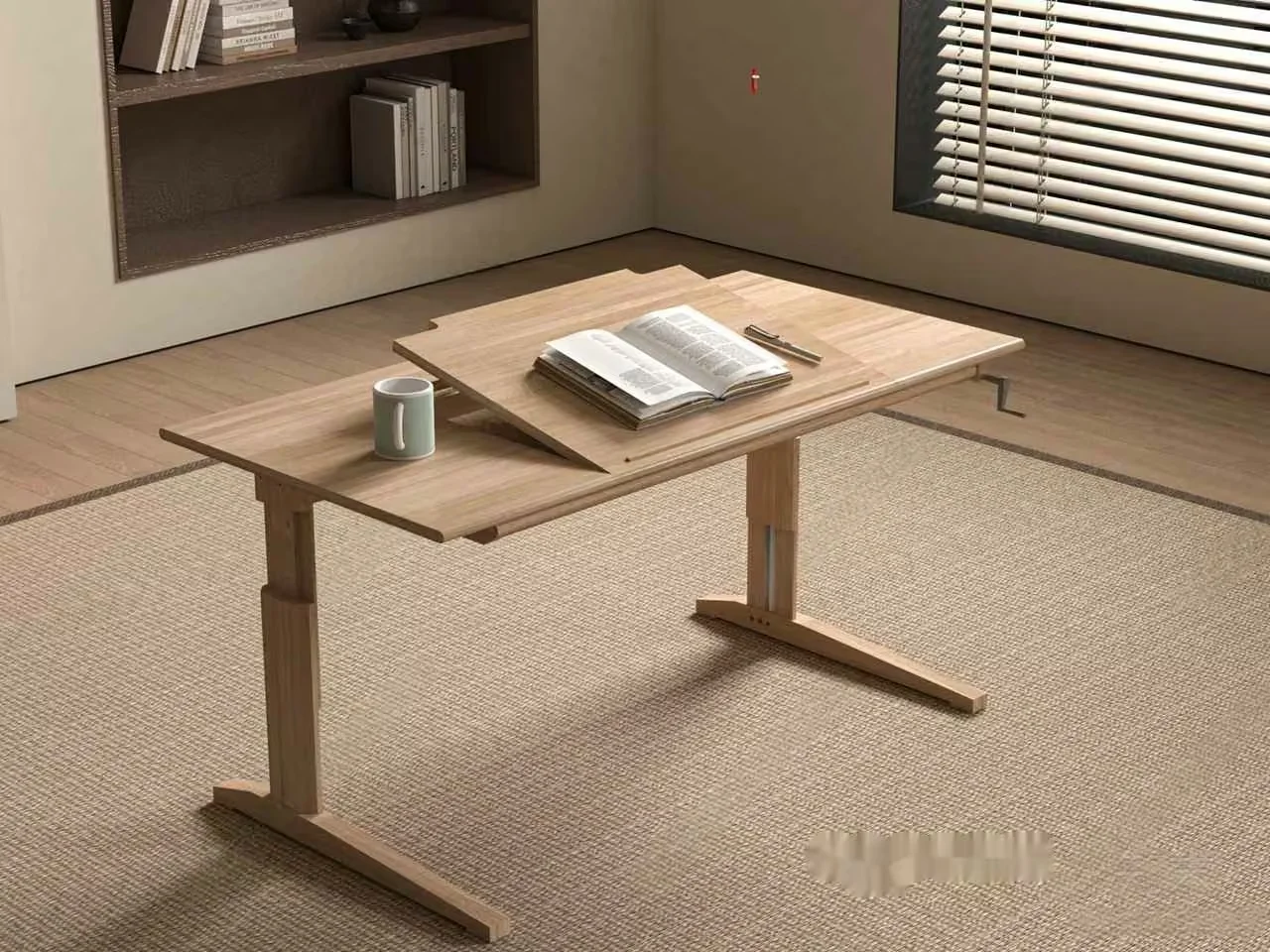 A Wooden Table 3D Model – 4234 – VRAY Render