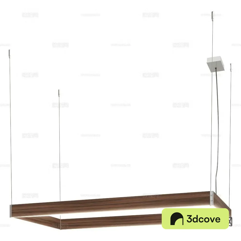Ole modern minimalist chandelier rectangular chandelier