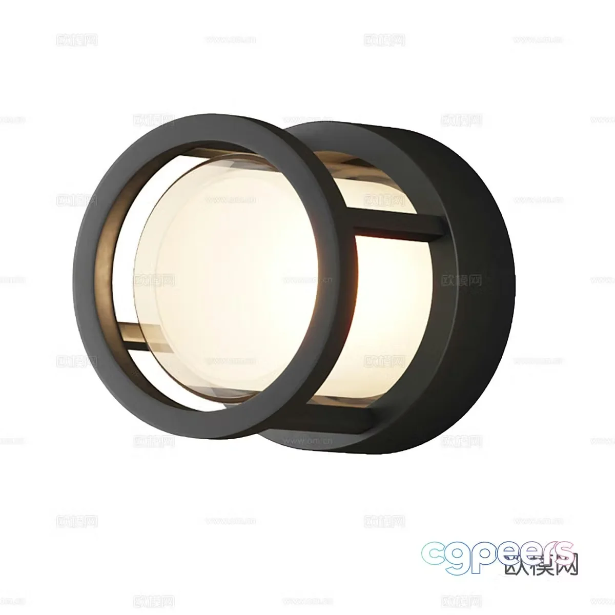 Modern simple wall lamp wall lamp simple wall lamp light luxury wall lamp round wall lamp decorative wall lamp 3d model