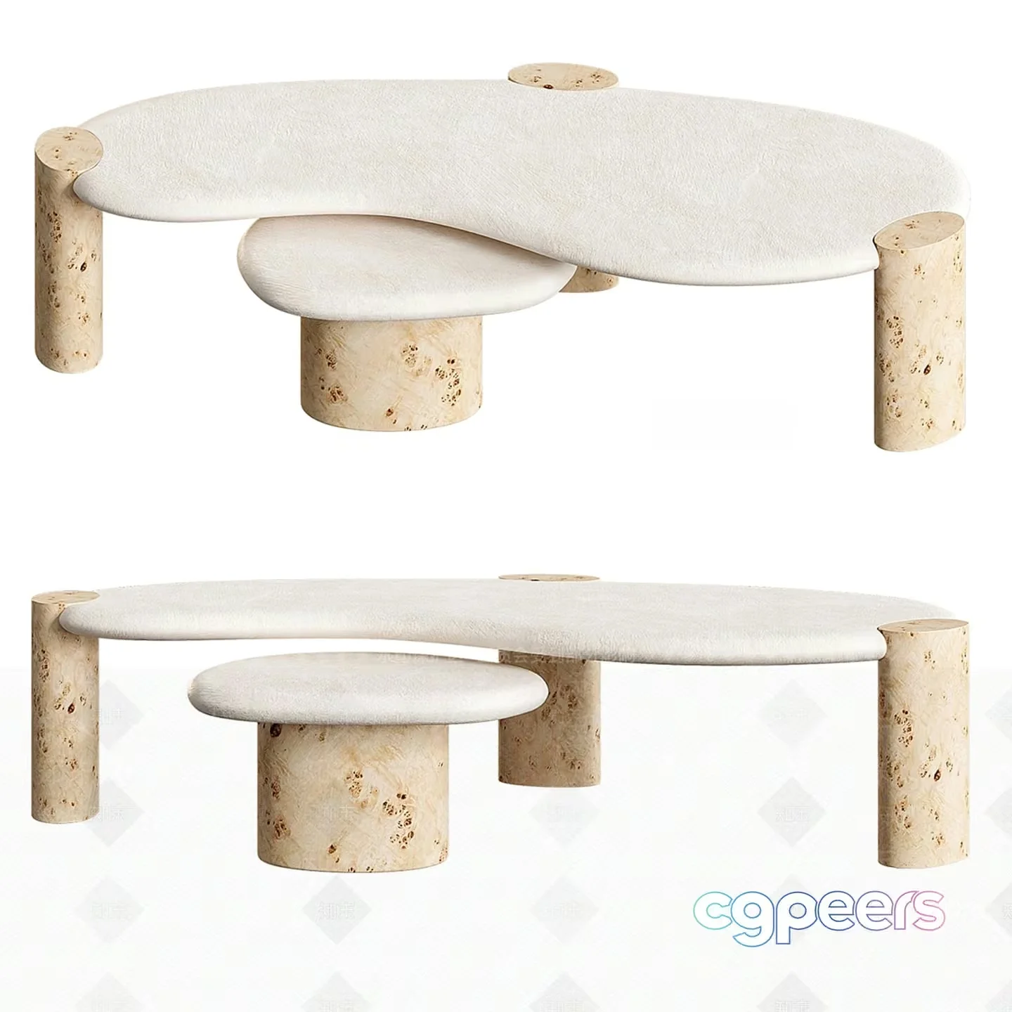 Modern Minimalist Table 3D Model – 16492 – CORONA Render