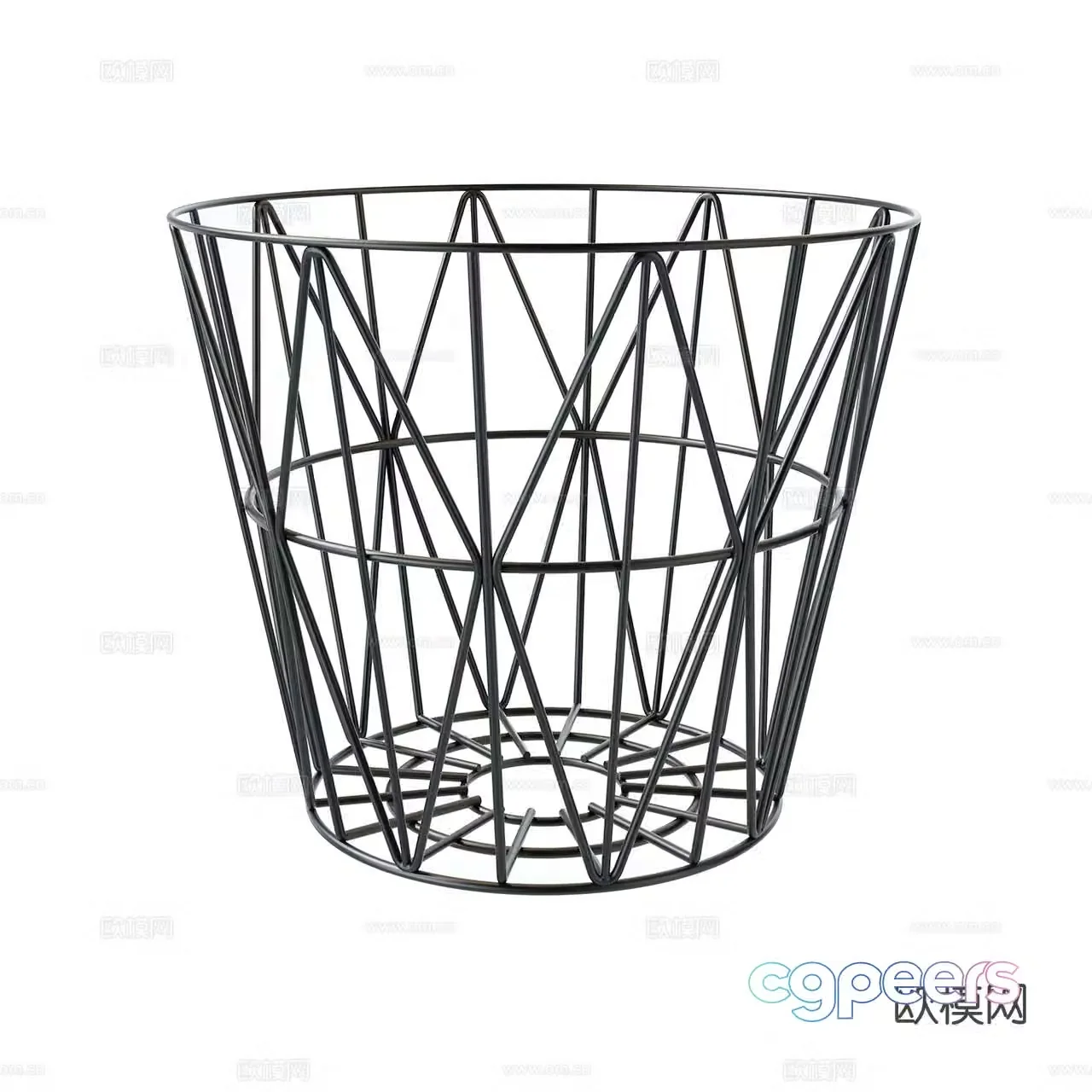 Ferm Living wire basket basket 3d model