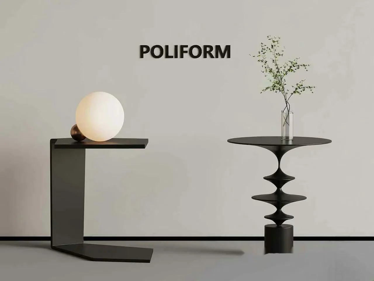 Modern Poliform Furniture 3D Model – 14658 – VRAY Render