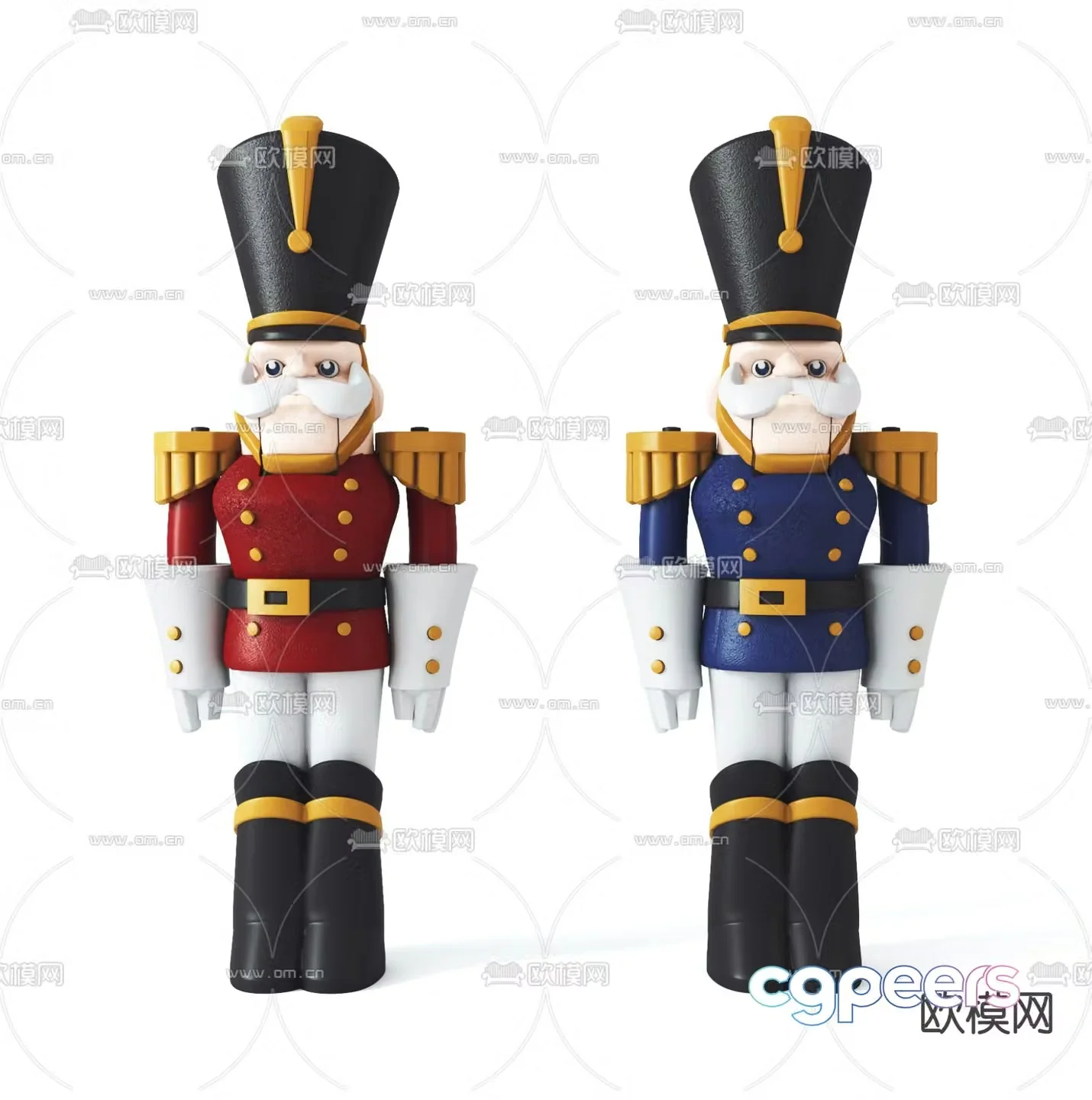 Modern British Guards toy 3d model