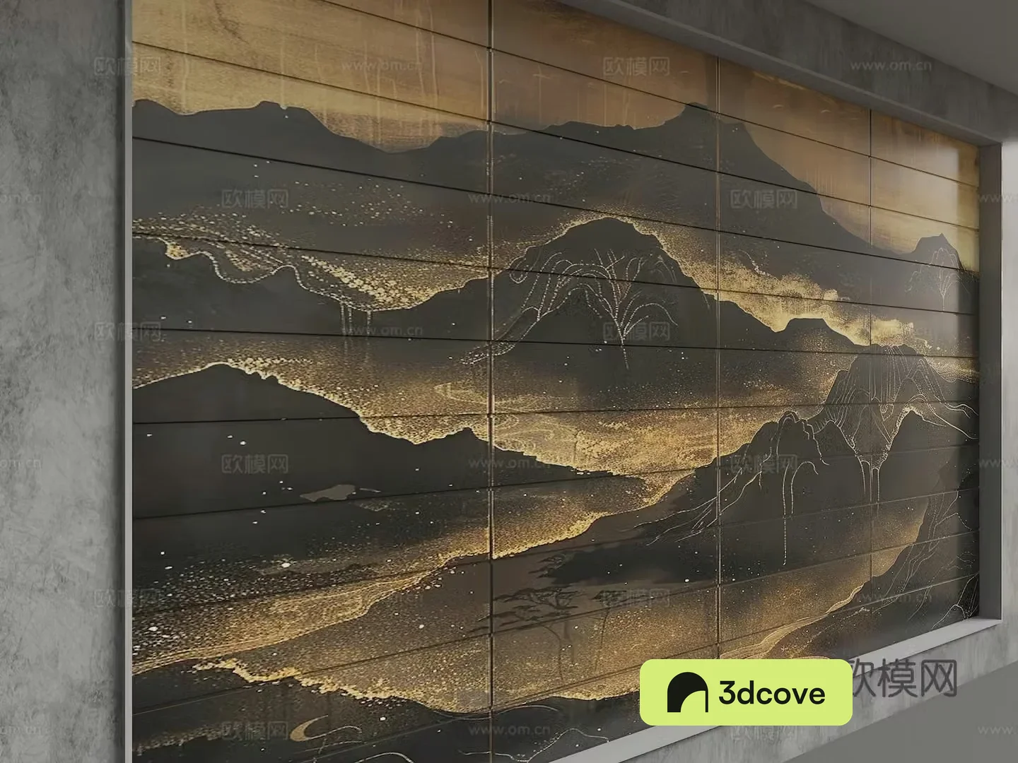 Modern background wall