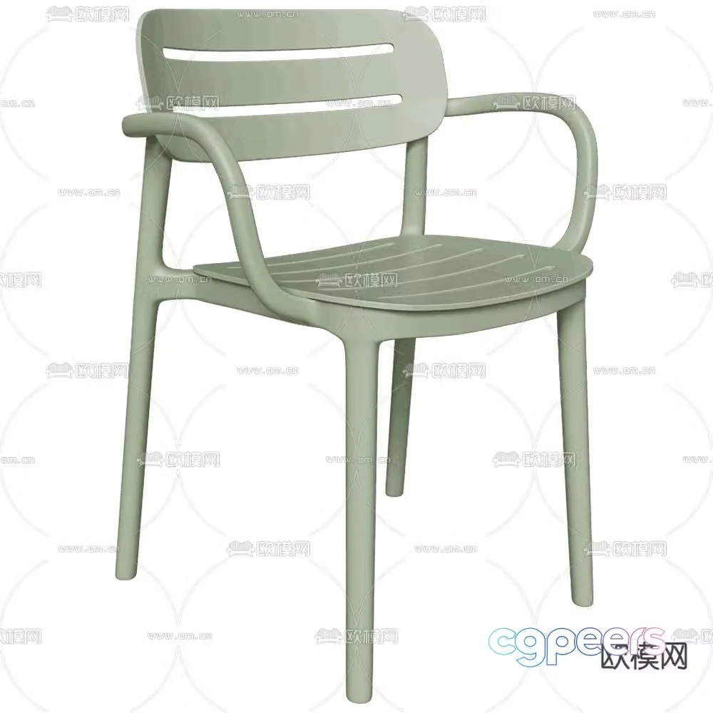 Serralunga modern chair dining chair 3d model