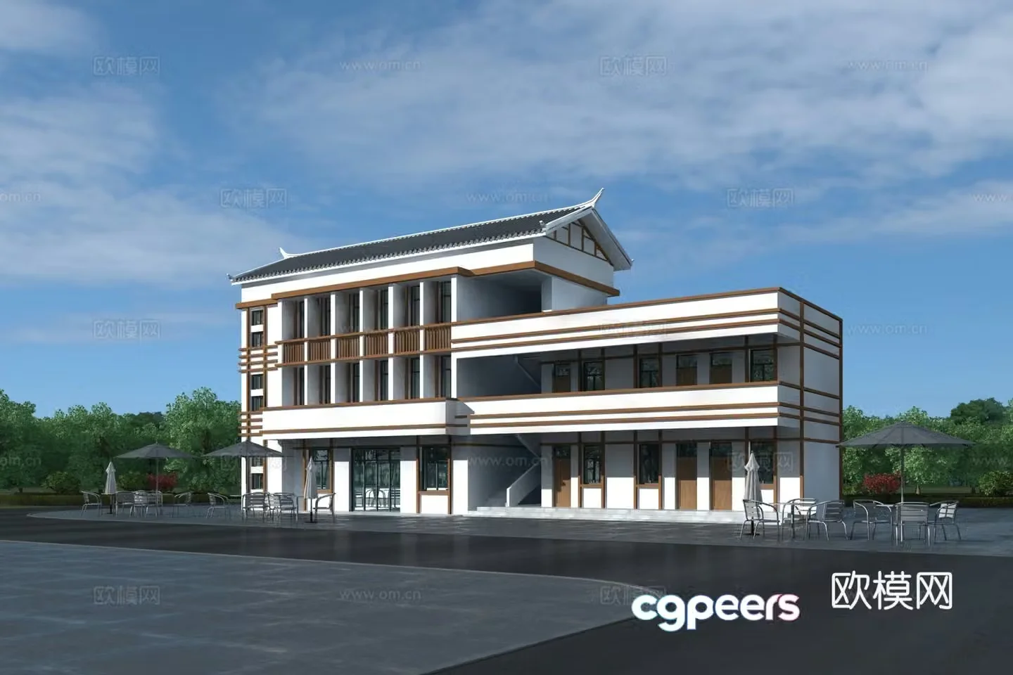 Office building 3d model