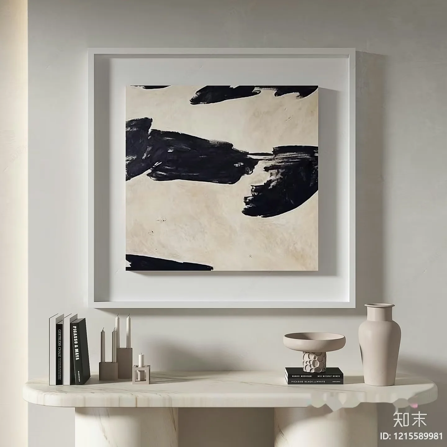 Modern Artwork 3D Model – 13761 – VRAY Render