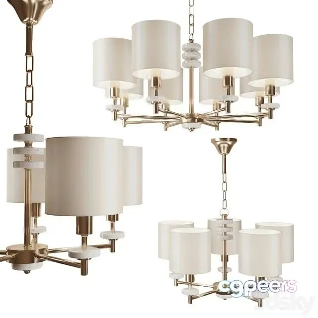 3ds Max Free – Chandelier Freya Tiana FR5015PL-05G and FR5015PL-08G