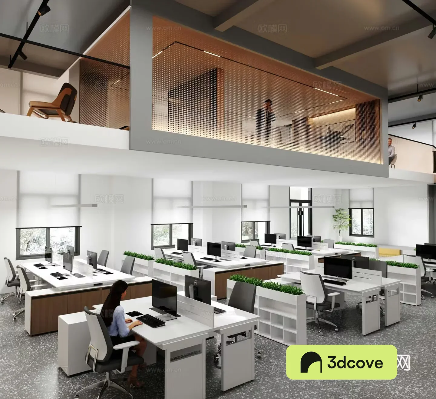Modern public office area office