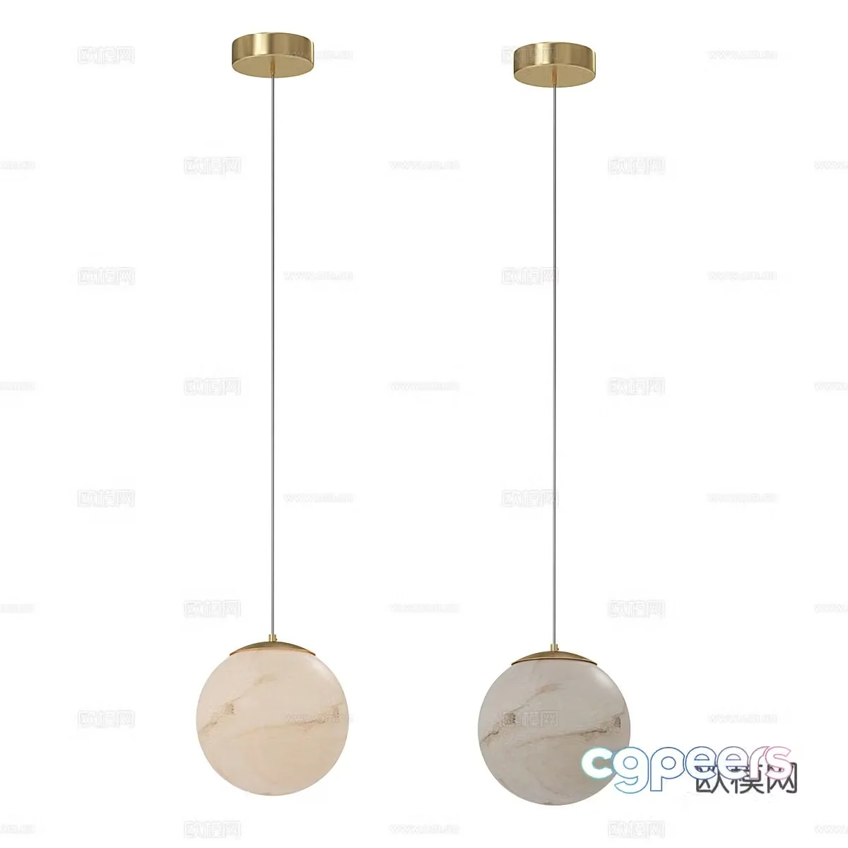 Modern Chandelier Bedside Chandelier 3d Model