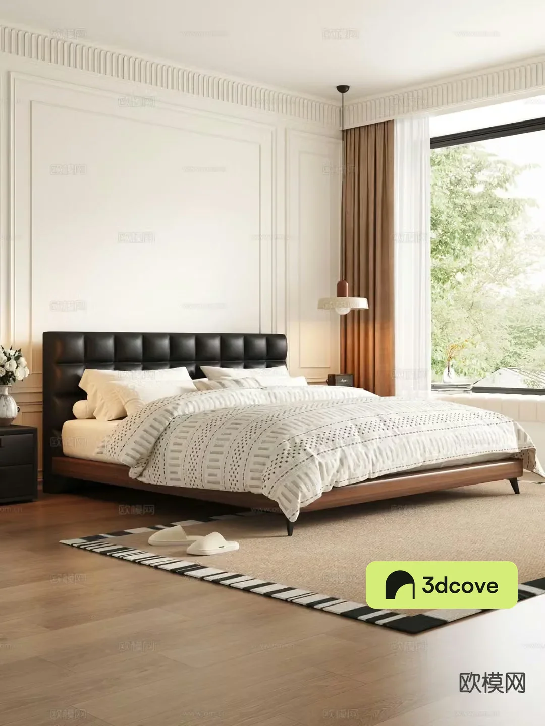 Medieval style double bed