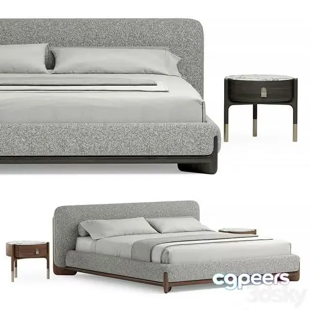 3ds Max Free – Bed elvemobilya