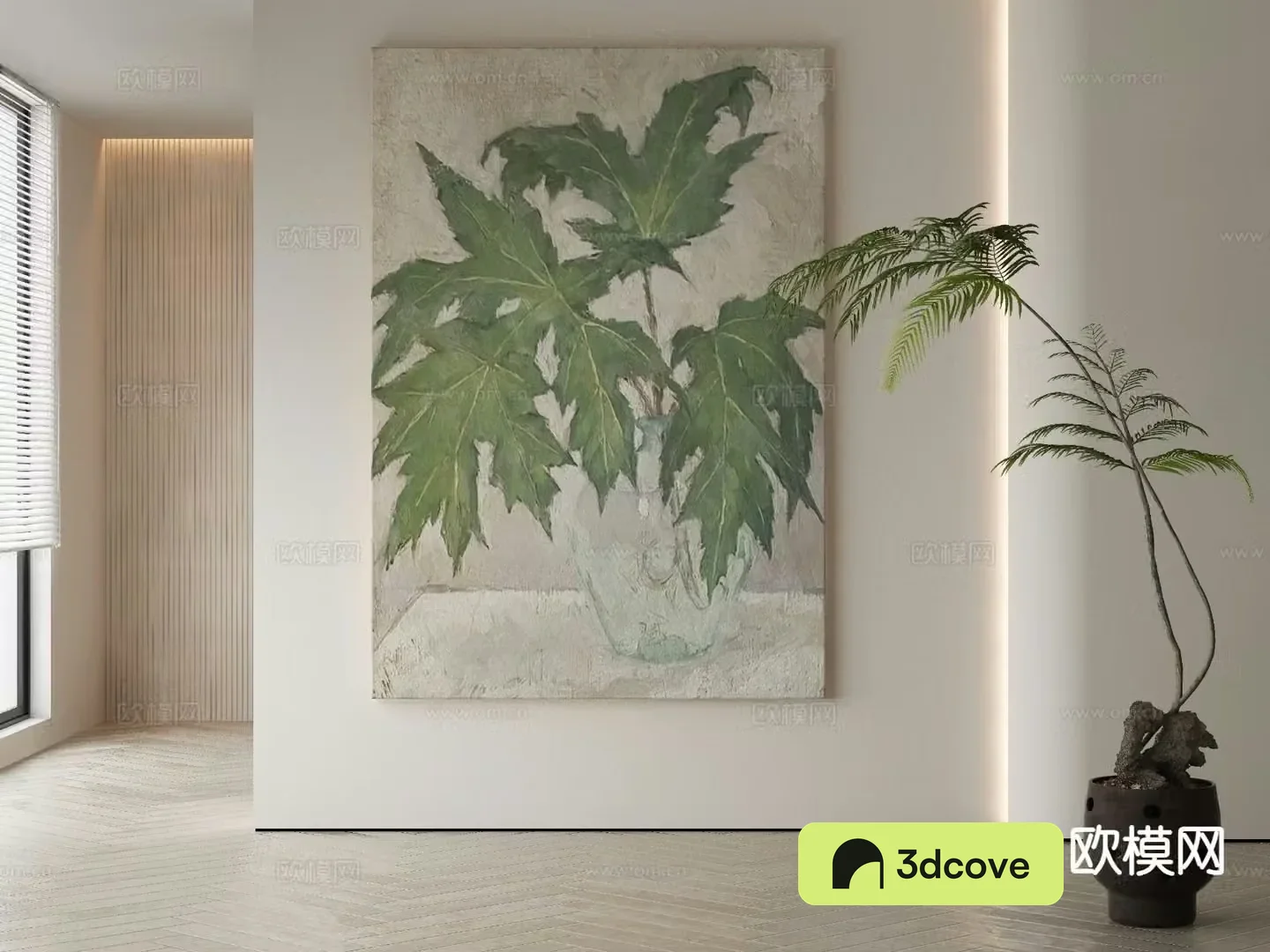 Wabi-sabi painting texture painting decorative painting hanging painting