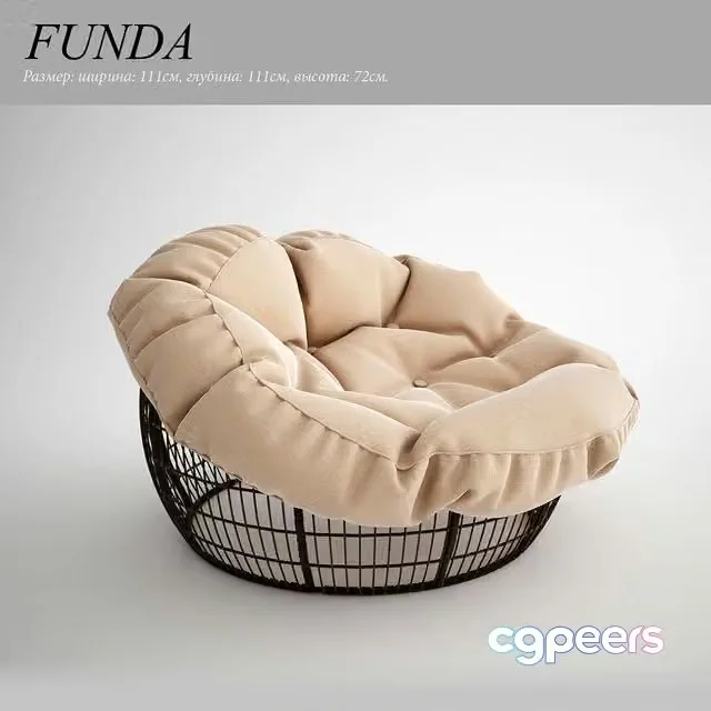 3ds Max Free – Armchair Funda