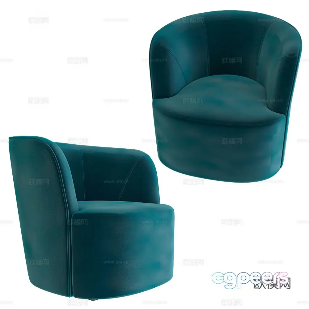 Single sofa 3d model