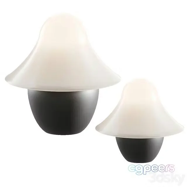 3ds Max Free – Mushroom Lamp ILDAN