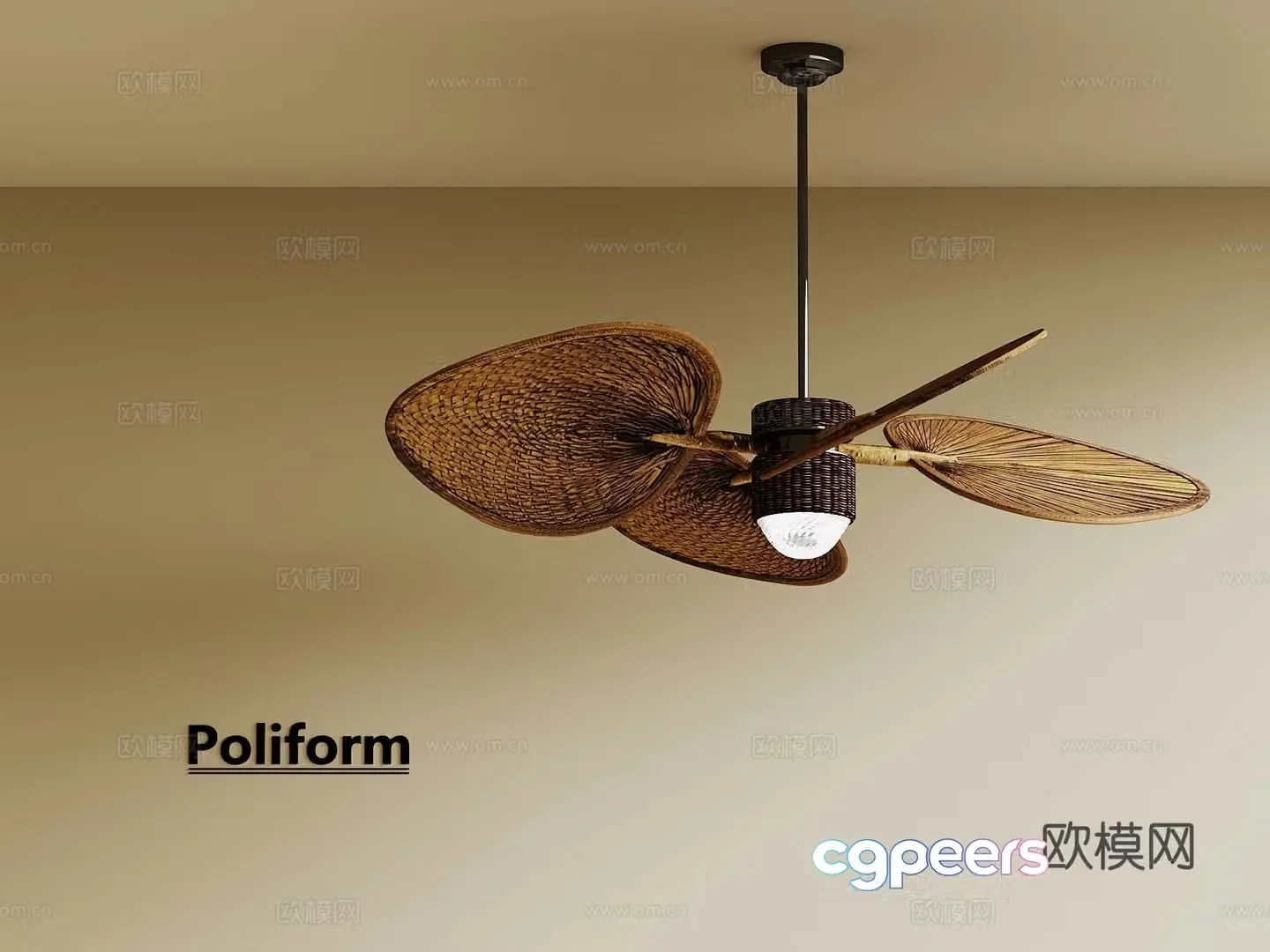 Wasabi Fan Light 3D Model