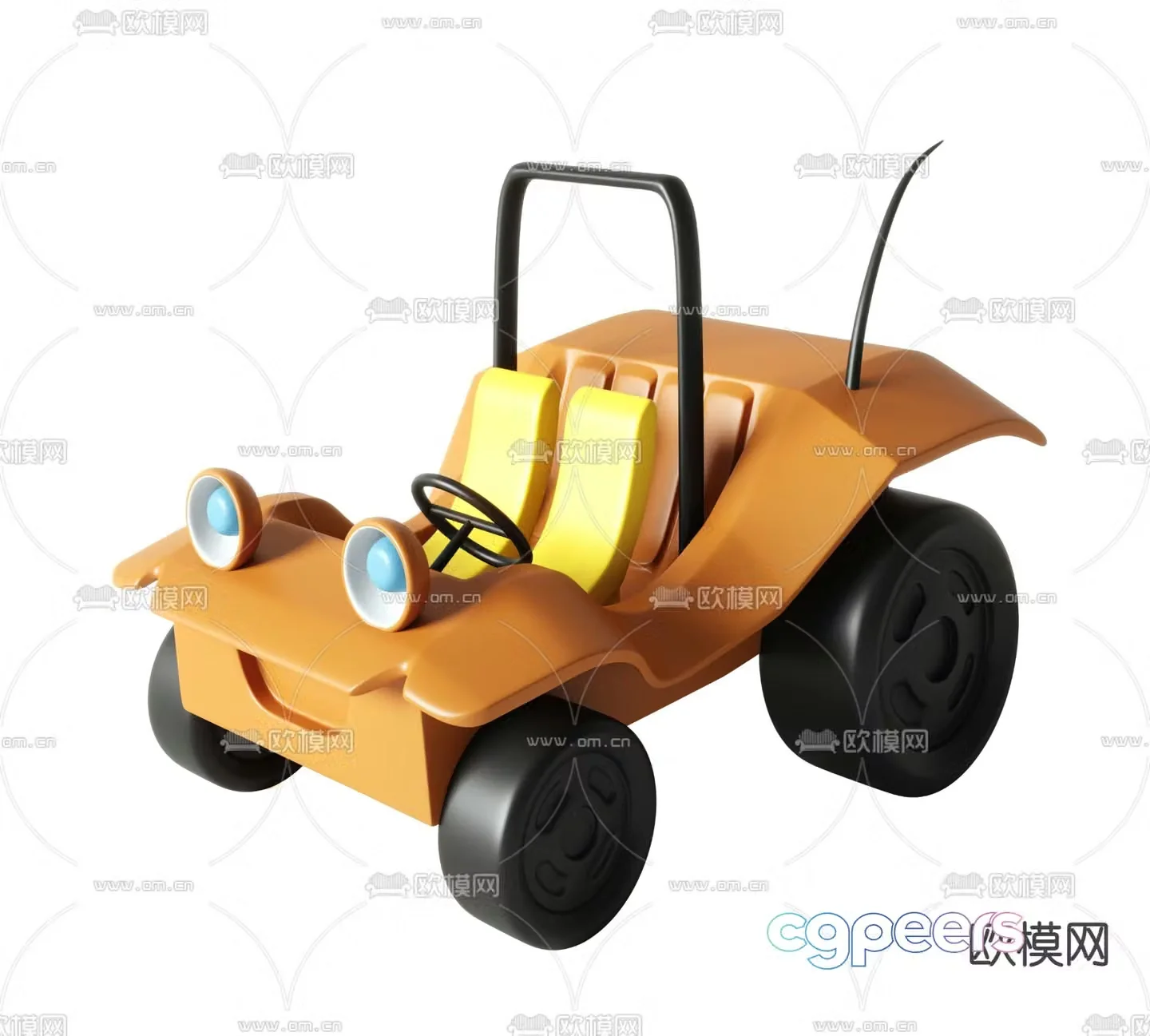 Children’s car toy car 3d model