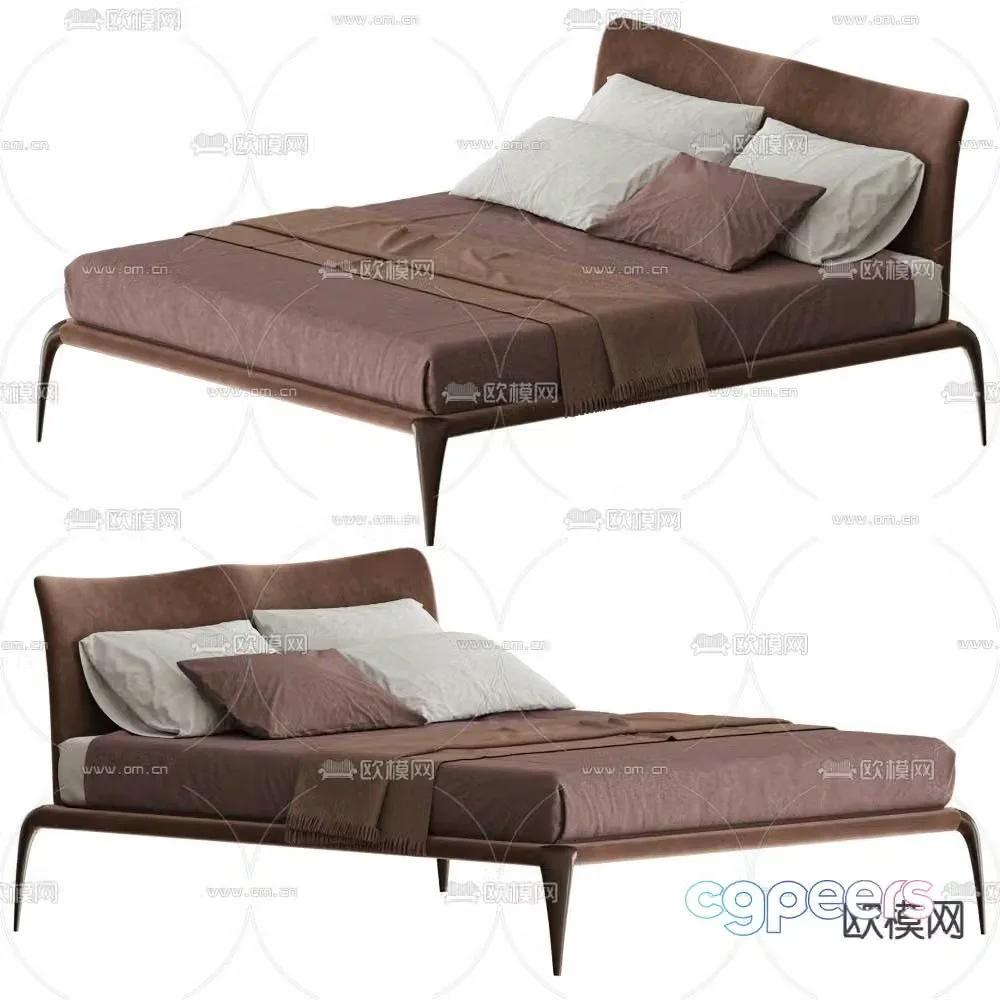 MisuraEmme double bed 3d model