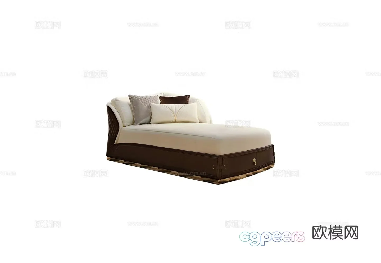TURRI VOGUE Concubine Sofa 3D Model
