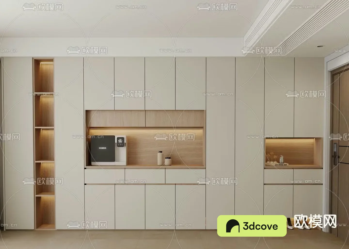 Modern sideboard storage cabinet entrance cabinet