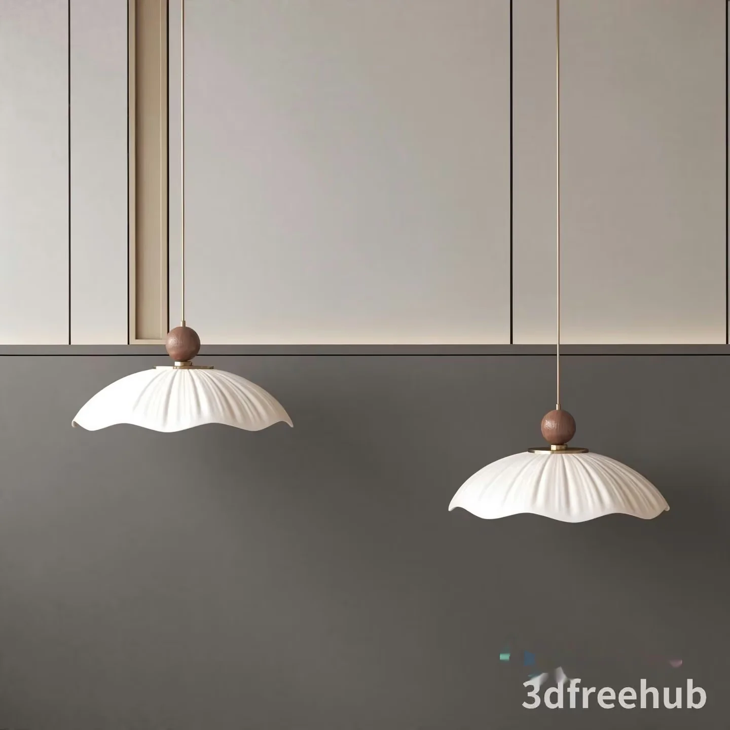 Modern Light Fixtures 3D Model – 20445 – VRAY Render