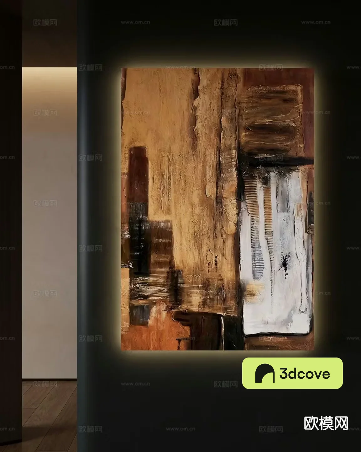 Wabi-sabi art painting decorative painting