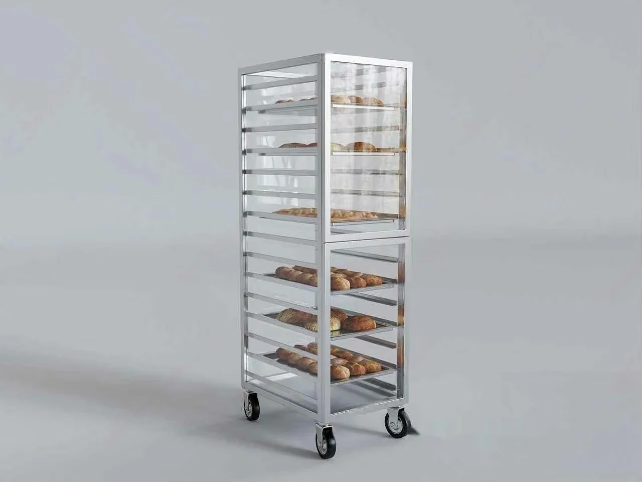 A Metal Rolling Cart 3D Model – 3169 – VRAY Render