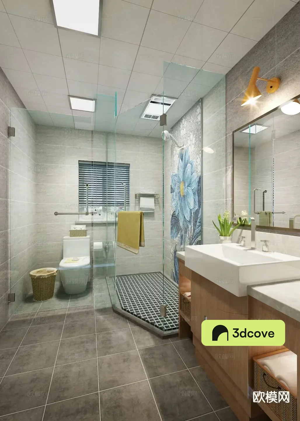 Nordic bathroom toilet