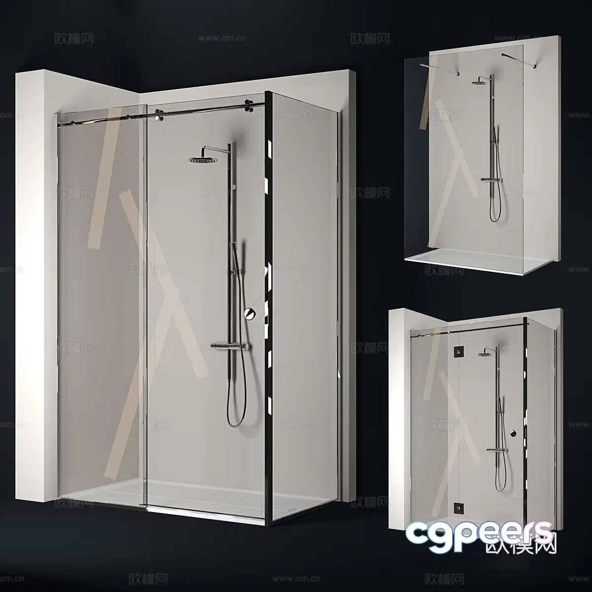Shower room 3d model