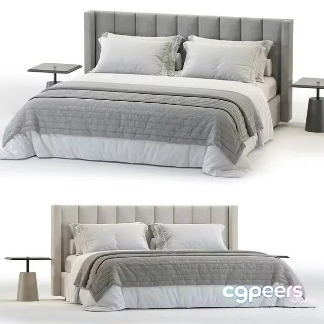 3ds Max Free – West Elm Shelter Bed