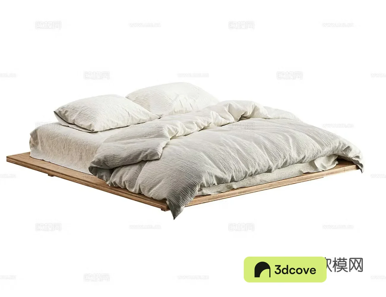 suspended solid wood bed