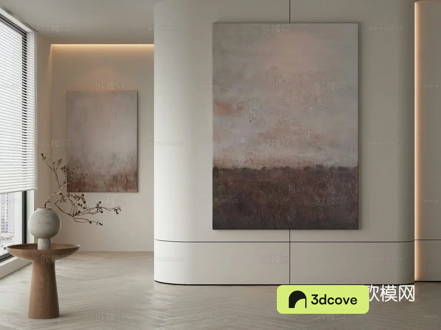 Modern decorative painting texture painting hanging painting
