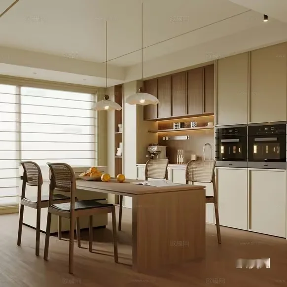 Modern Kitchen 3D Model – 22114 – VRAY Render