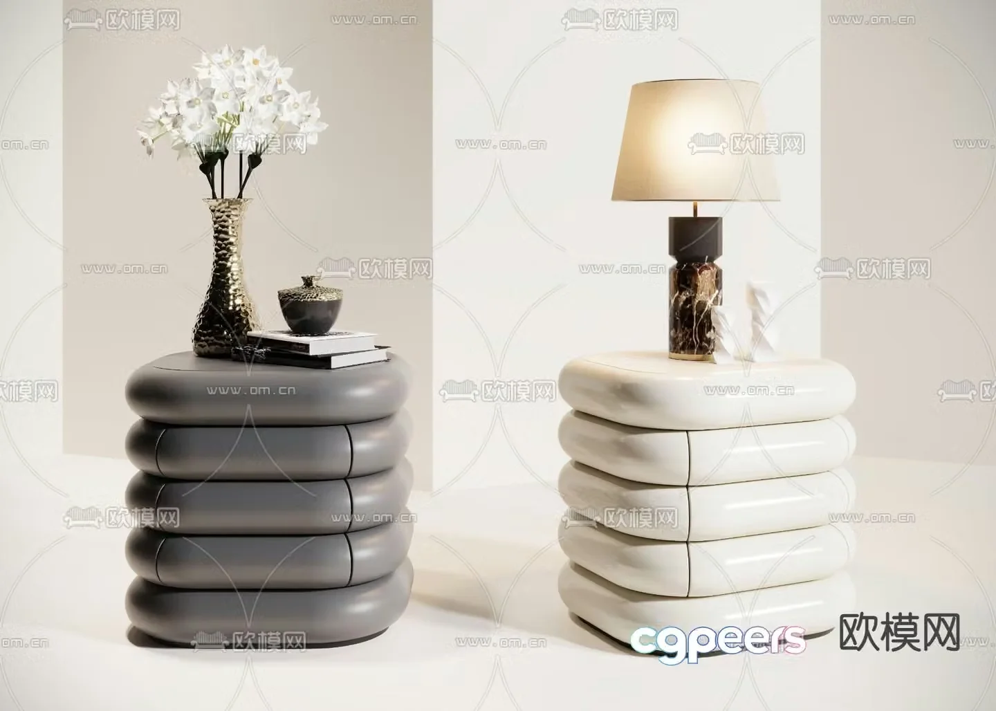 bedside table 3d model