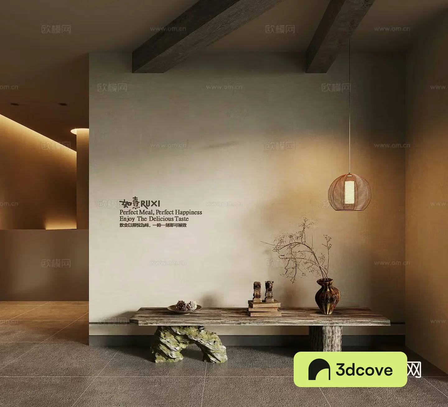 The 3D model of the 3D