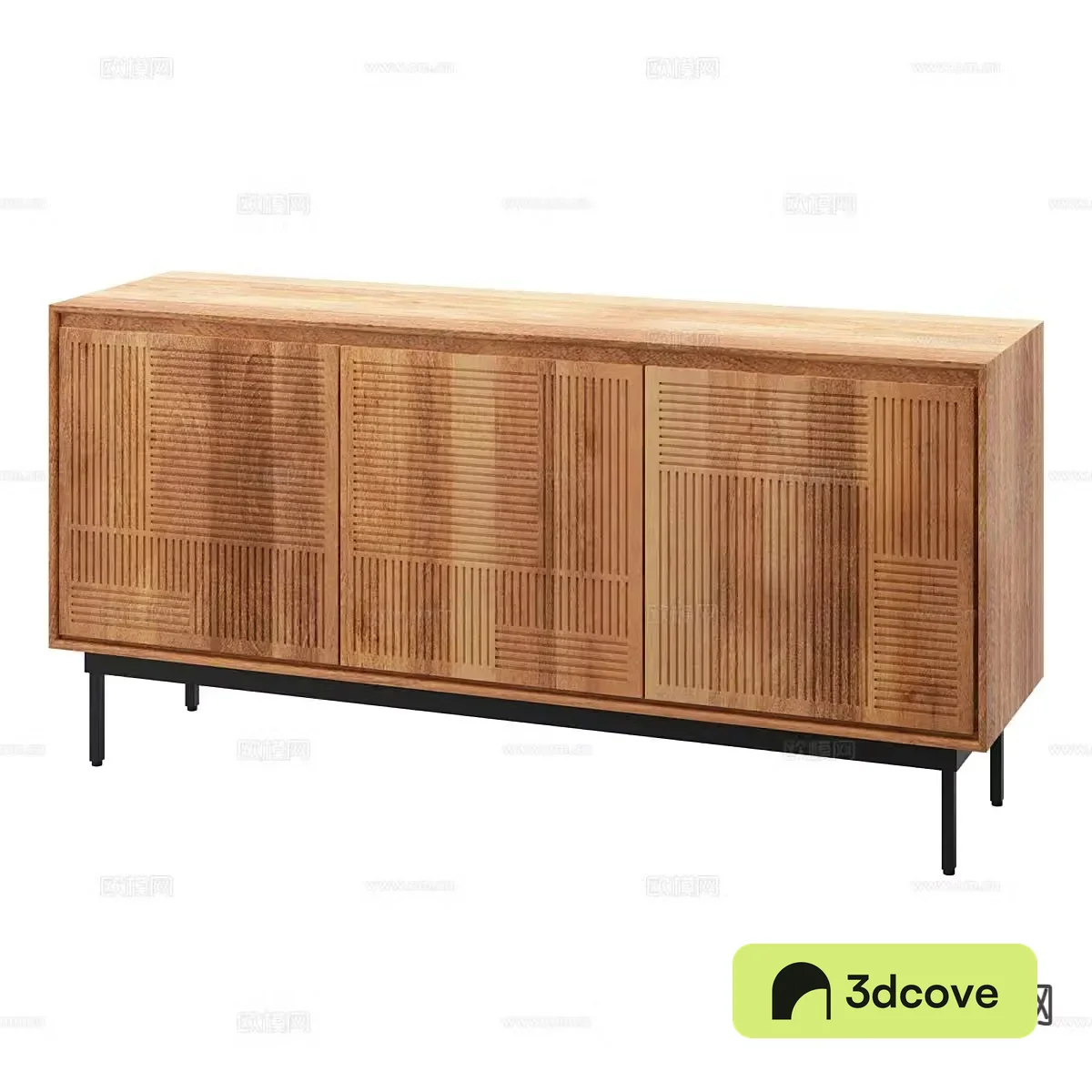 Nordic TV cabinet 3d model