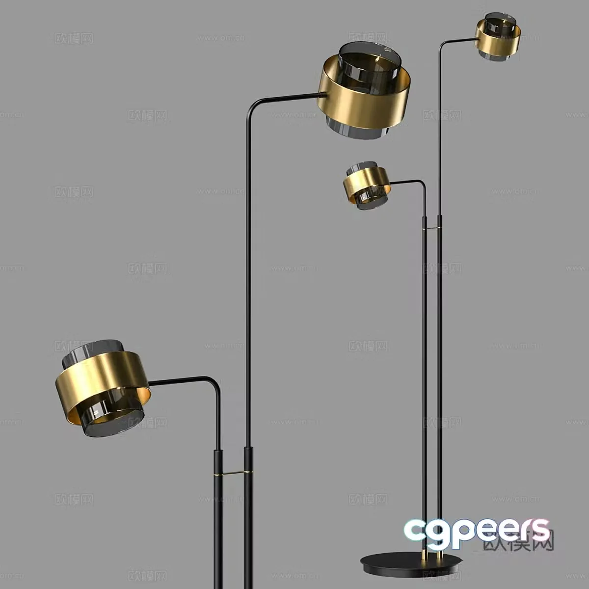 Modern simple floor lamp Floor lamp Simple floor lamp Light luxury floor lamp 3D model