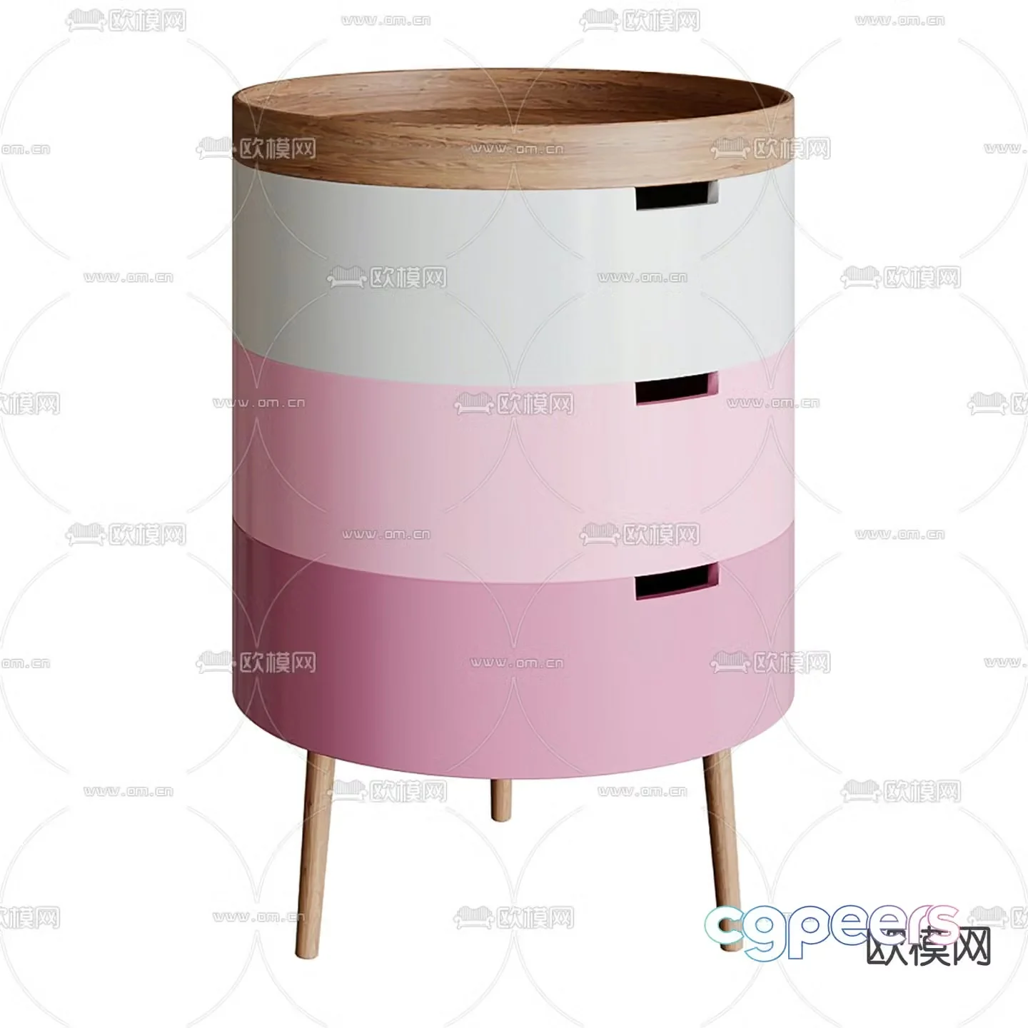 Dopamine bedside table 3d model
