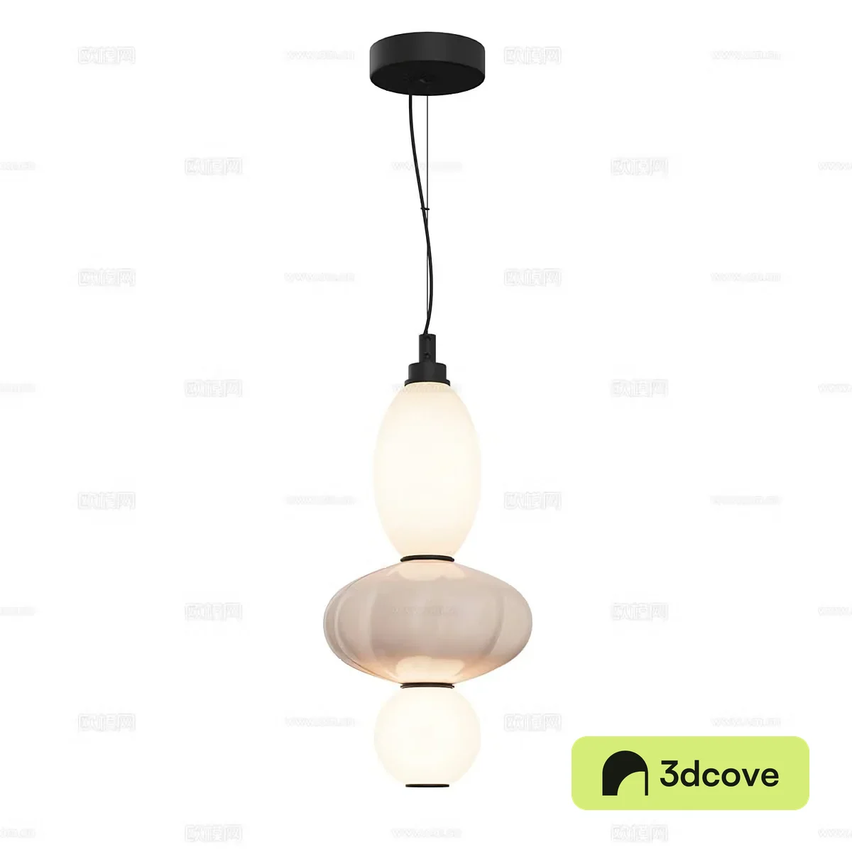 Modern simple chandelier