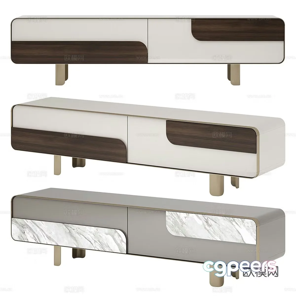 TV cabinet 3d model