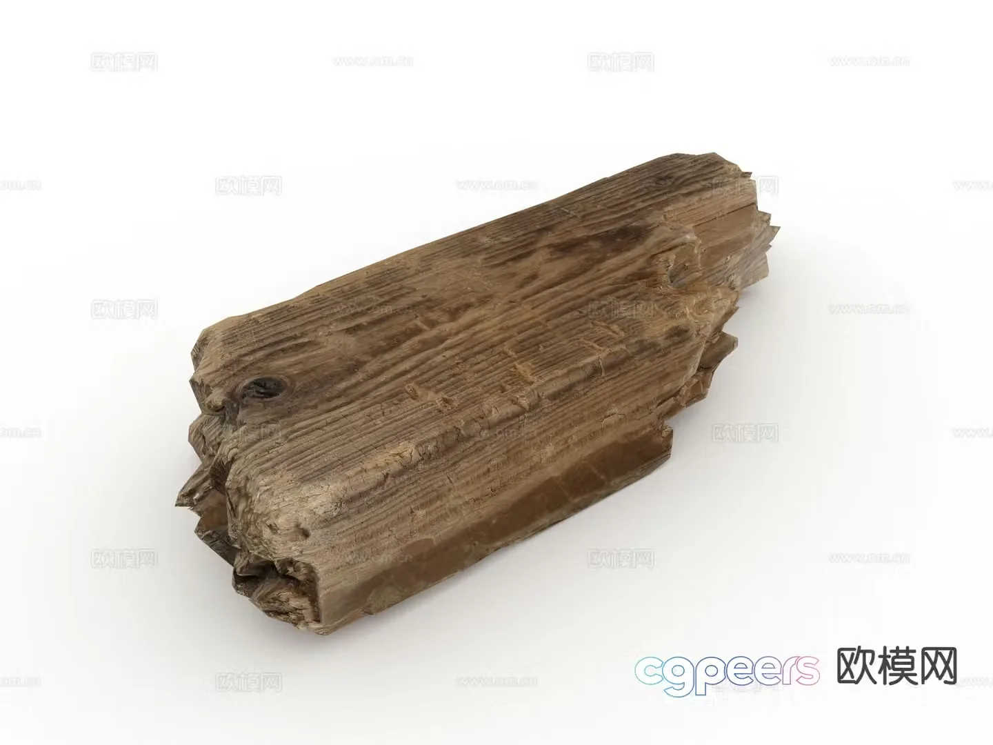 wood pile wood tree stump firewood 3d model
