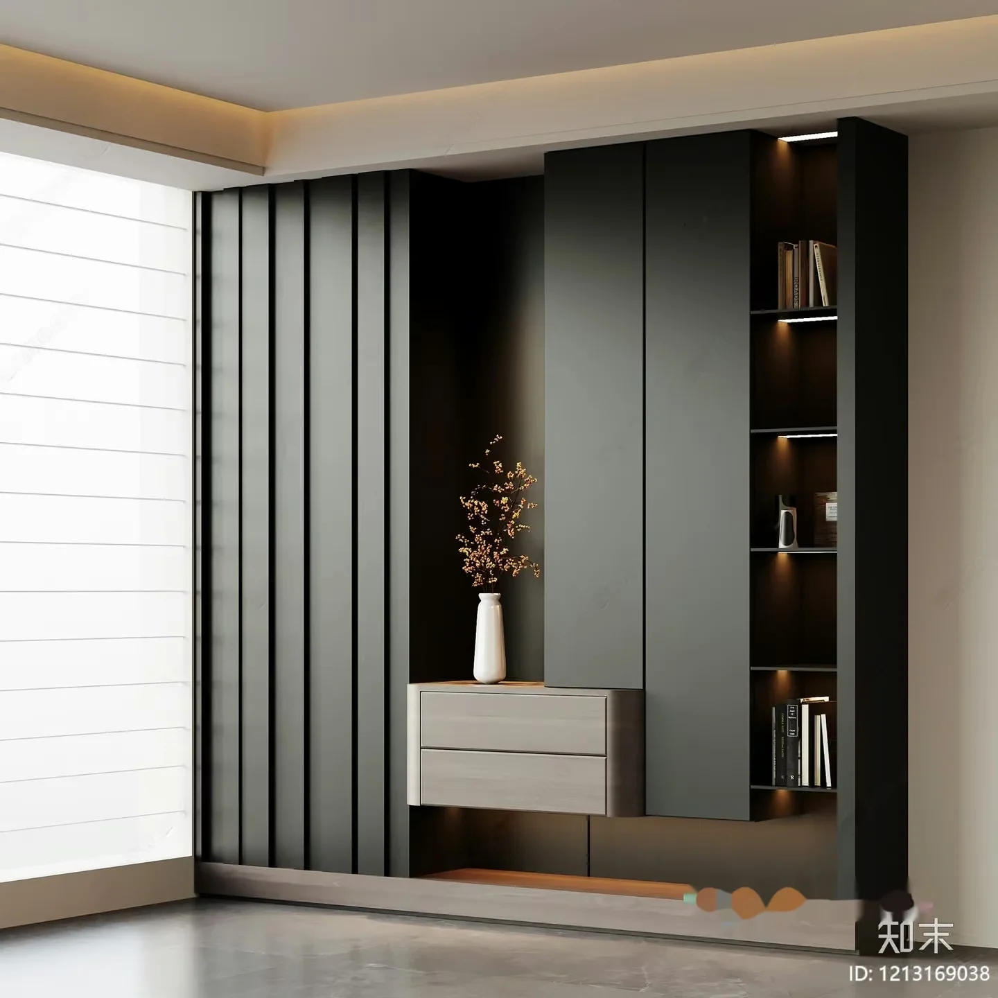 Modern Minimalist Room 3D Model – 17862 – VRAY Render