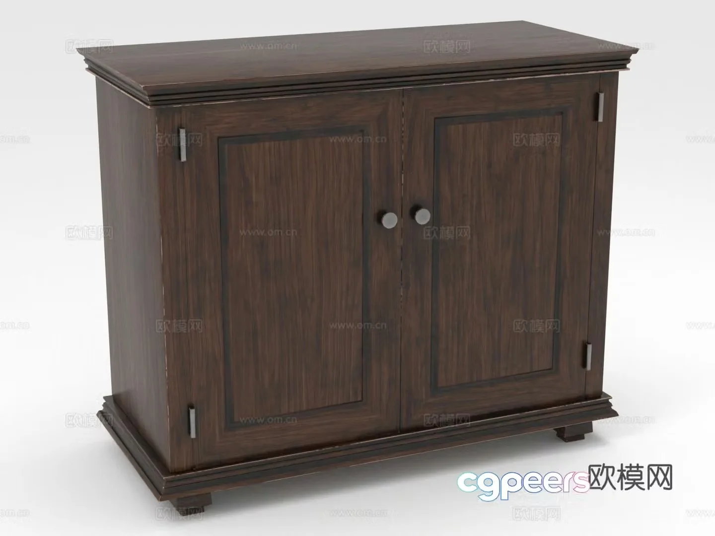 Wooden cabinet Storage cabinet Locker Side cabinet Low cabinet Cabinet 3D model