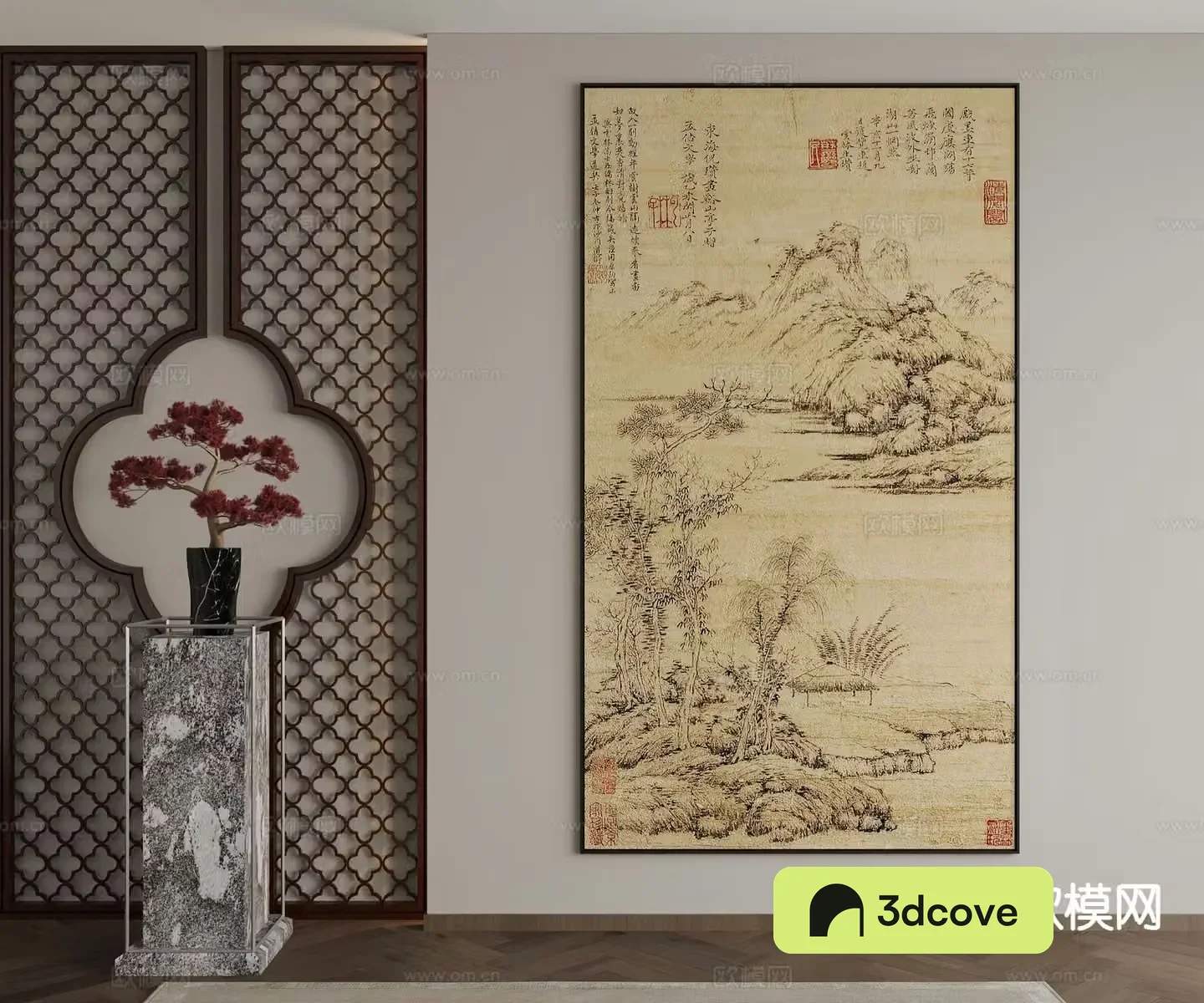 New Chinese style decorative painting landscape painting hanging painting