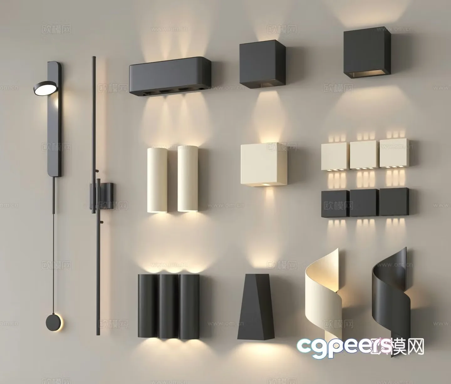 Wall lamp Decorative lamp 3d model