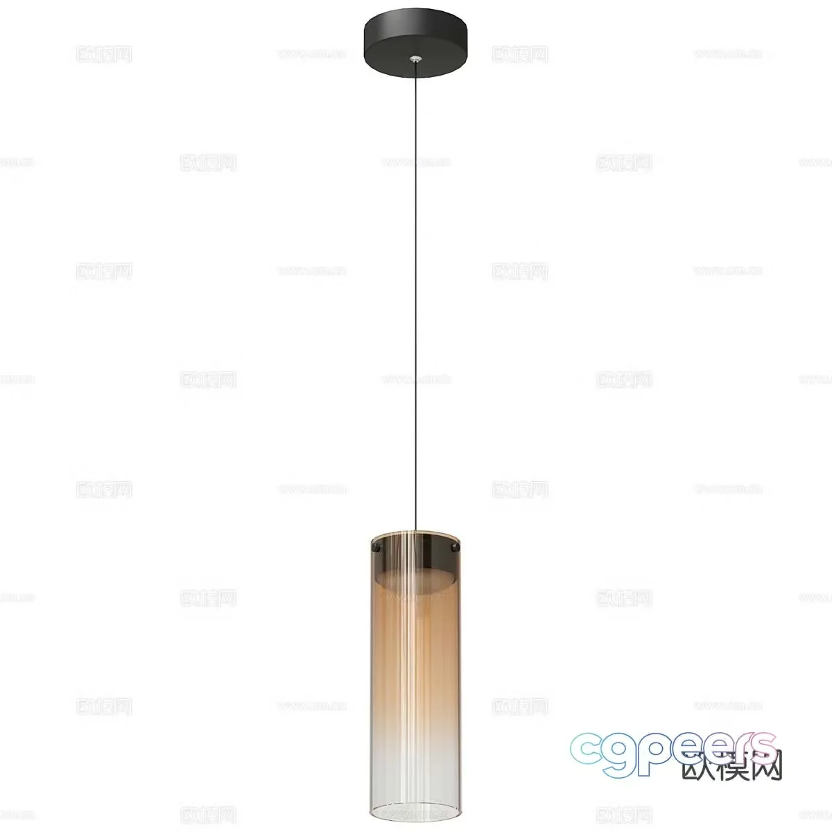 Light luxury small chandelier 3D model