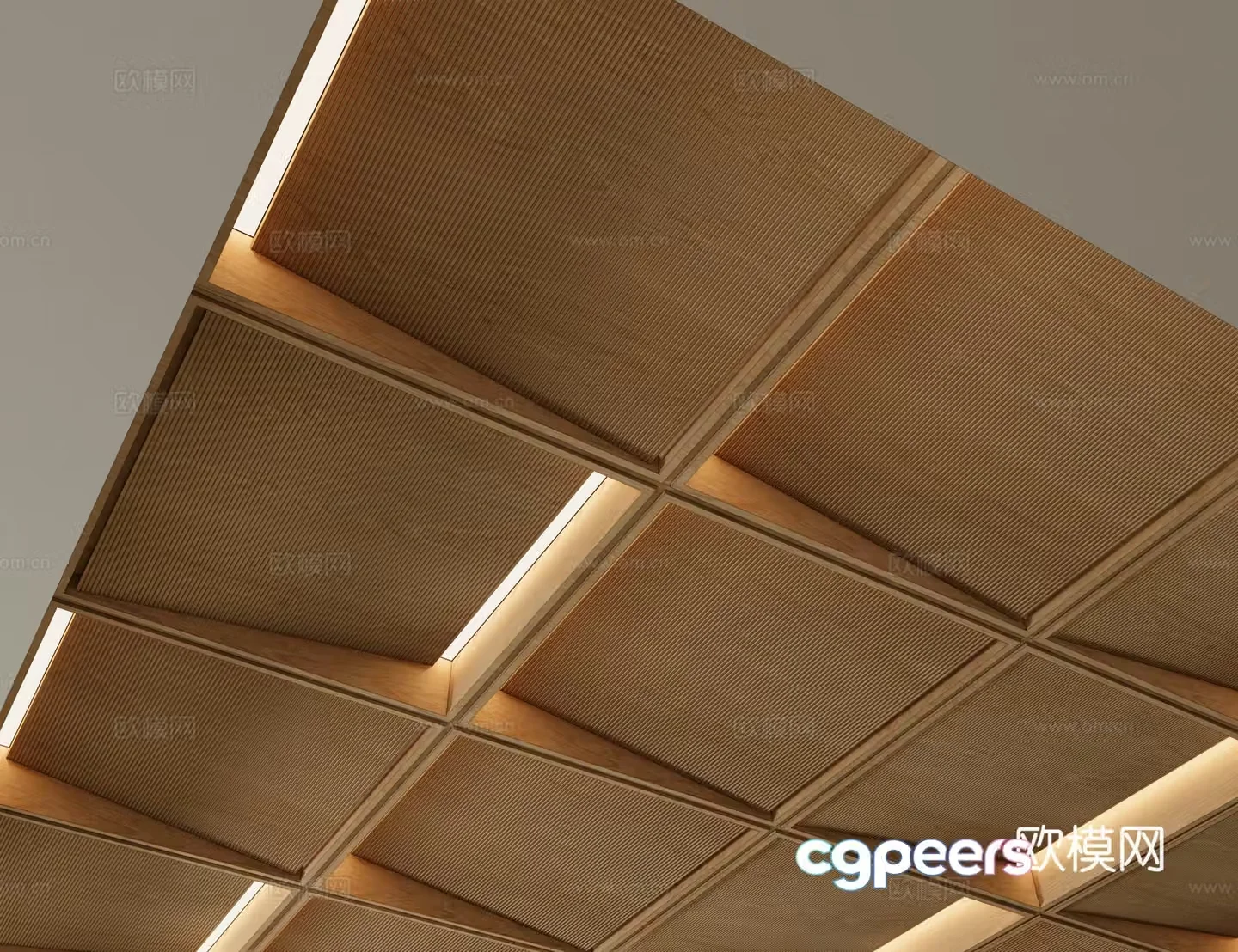 Modern ceiling Working ceiling 3D model