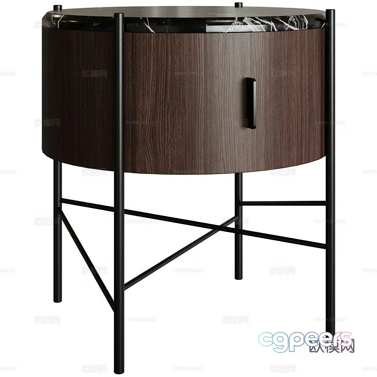 Modern Italian Roi bedside table 3d model