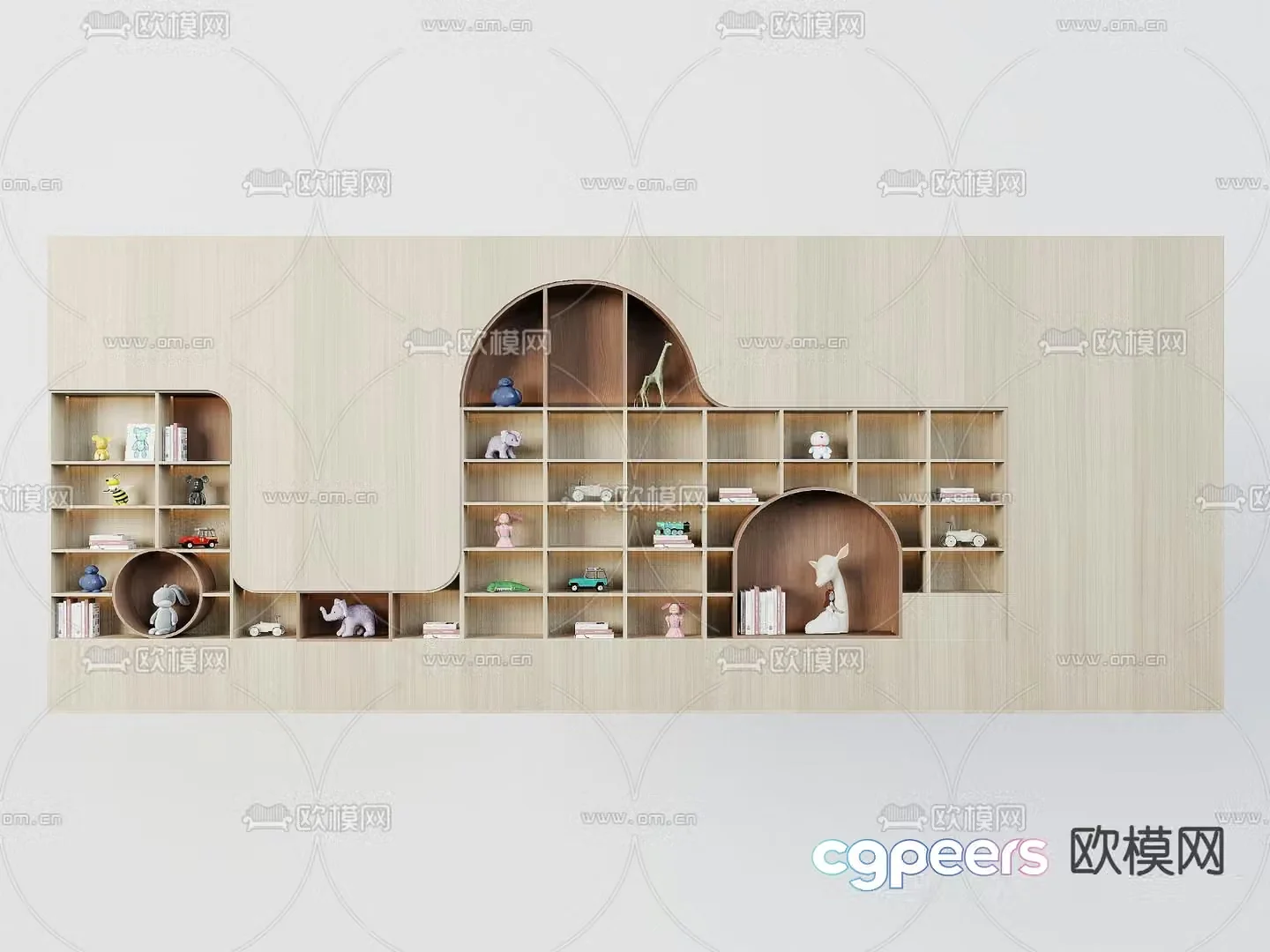 Children’s cabinet toy cabinet 3d model